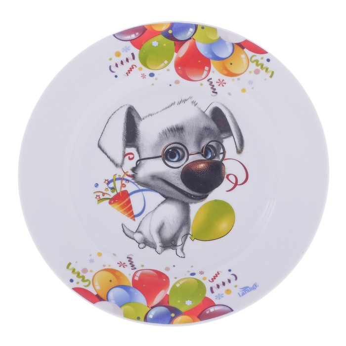 Тарелка мелкая 20 см "Всезнайка Рекс"