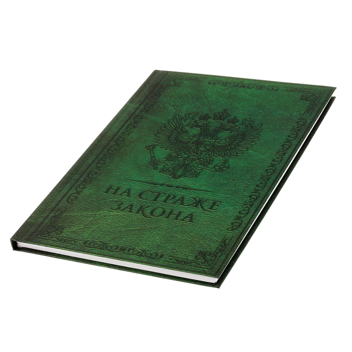 Ежедневник "На страже закона", твёрдая обложка, А5, 80 листов