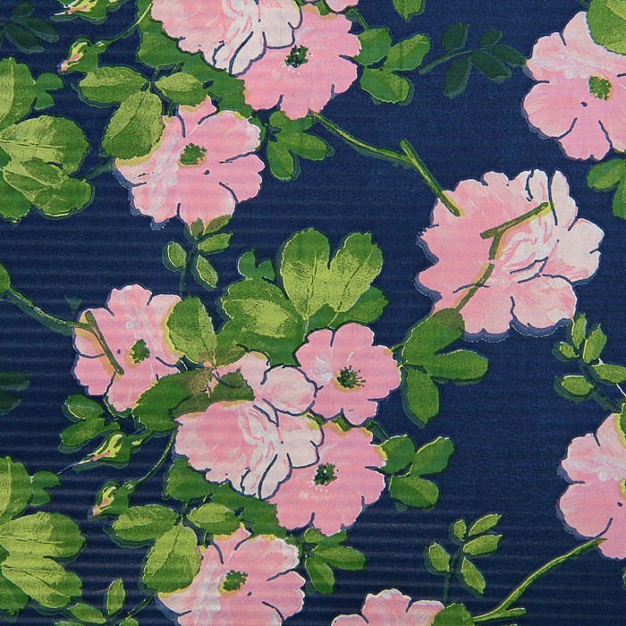 Бумага упаковочная крафт, розово-сине-зелёный, 0.5 х 10 м