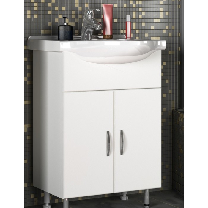 Тумба Sun&amp;Aqua "Сити 50", 2 двери, под умывальник "Уют 50"