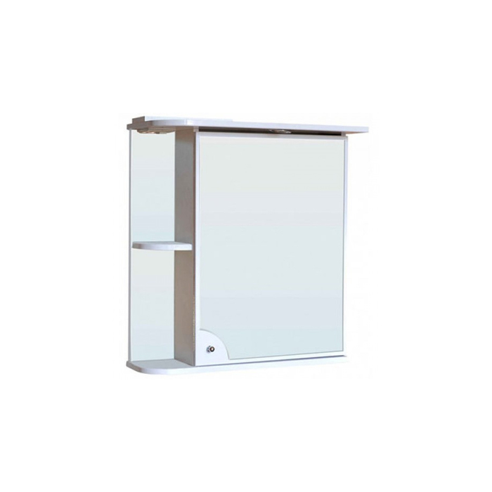 Шкаф-зеркало Sun&amp;Aqua "Макарена 65 С", правый, цвет белый