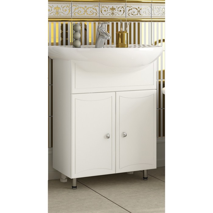 Тумба Sun&amp;Aqua "Стиль 55", 2 двери, под умывальник "Уют 55"