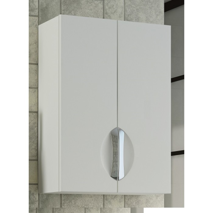 Шкаф навесной Sun&amp;Aqua "Джика 50", 2 двери, цвет белый