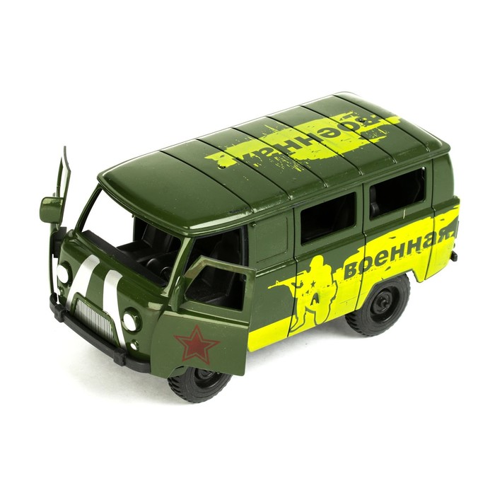 Машина инерционная "Микроавтобус Военный"
