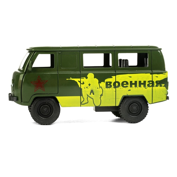 Машина инерционная "Микроавтобус Военный"