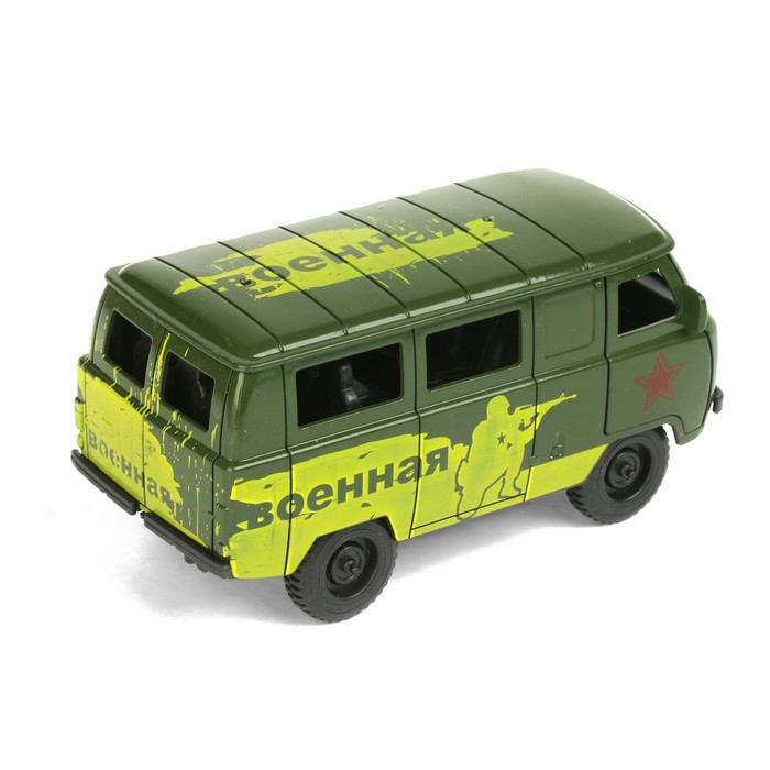 Машина инерционная "Микроавтобус Военный"
