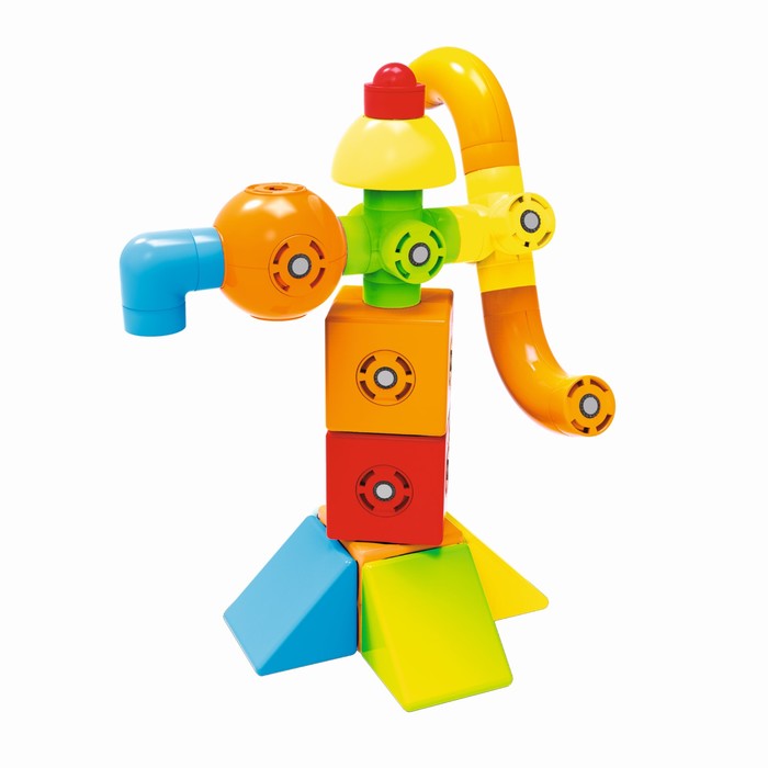 Конструктор магнитный «Парк развлечений», 61 деталь