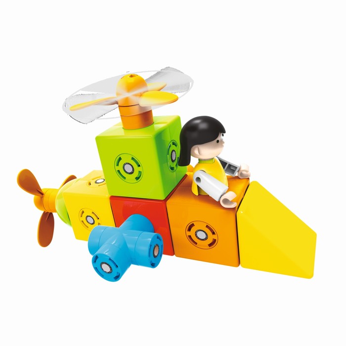 Конструктор магнитный «Парк развлечений», 61 деталь