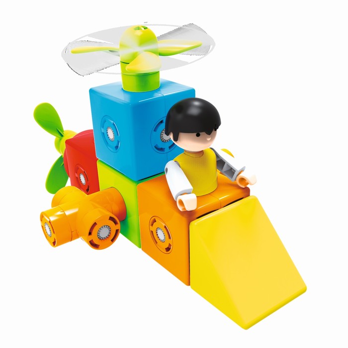 Конструктор магнитный «Парк развлечений», 61 деталь