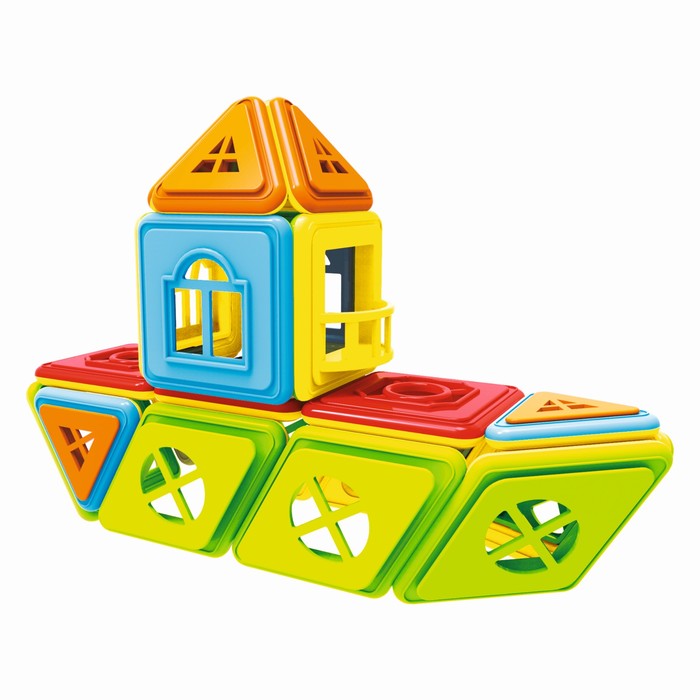 Конструктор магнитный «Замок», 160 деталей