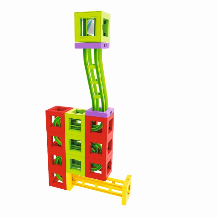 Конструктор магнитный «Трек-лабиринт», 52 детали