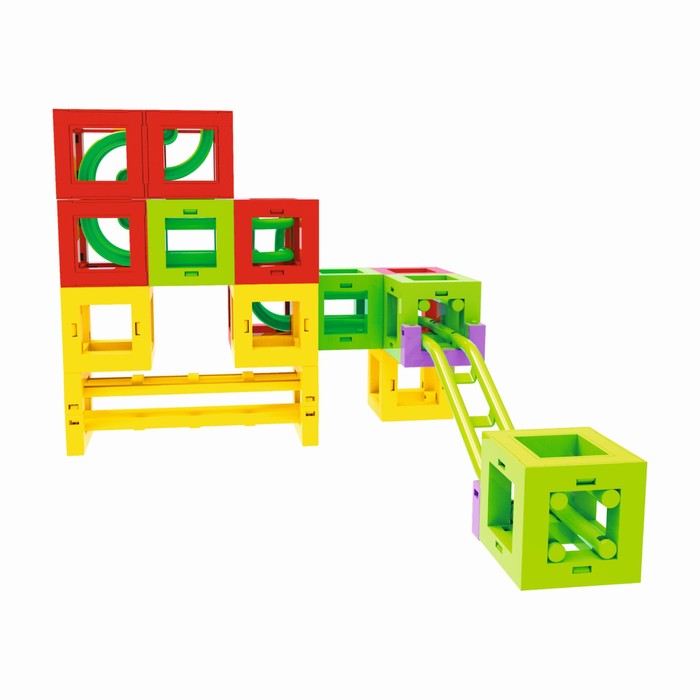 Конструктор магнитный «Трек-лабиринт», 52 детали