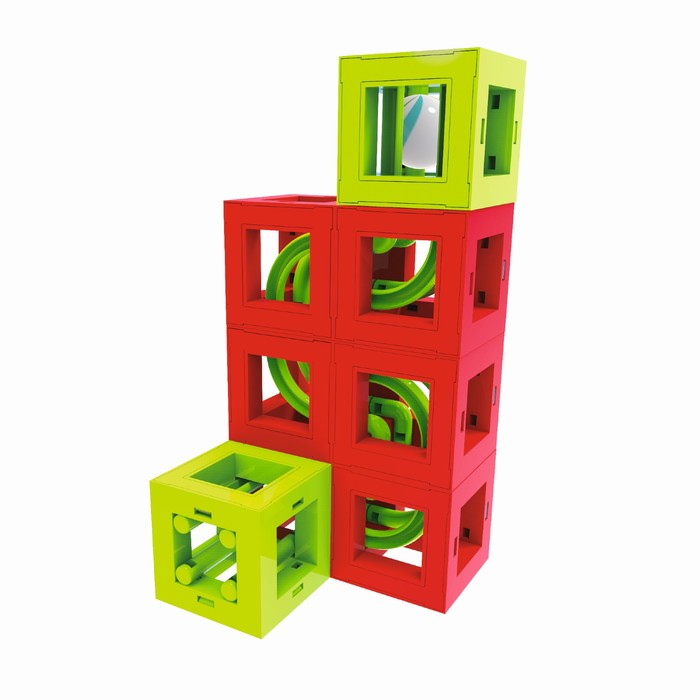 Конструктор магнитный «Трек-лабиринт», 73 детали