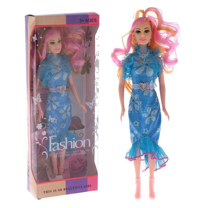 Кукла модель "Муза" в платье, с аксессуарами, МИКС