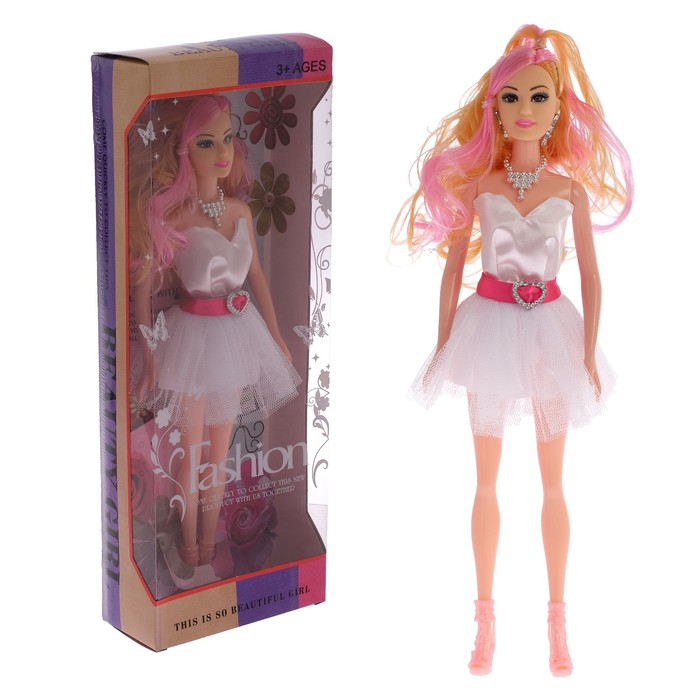 Кукла модель "Ева" в платье, с аксессуарами, МИКС