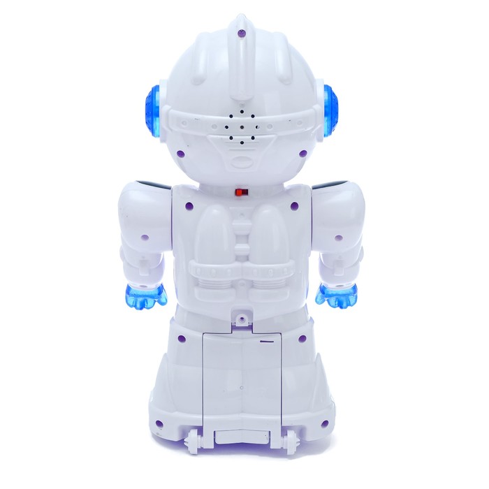 Робот «Космобот», ездит, произвольное движение, световые и звуковые эффекты, работает от батареек