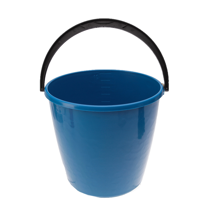 Ведро 10 л "Дачное" с мерной шкалой, цвет МИКС