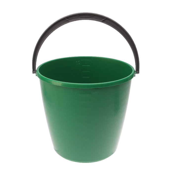 Ведро 10 л "Дачное" с мерной шкалой, цвет МИКС