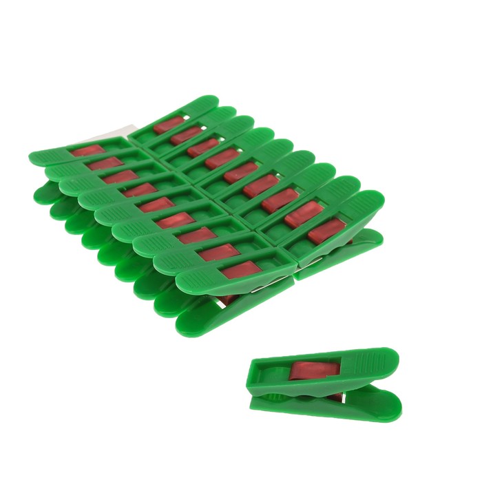 Набор прищепок бельевых 20 шт, цвет МИКС