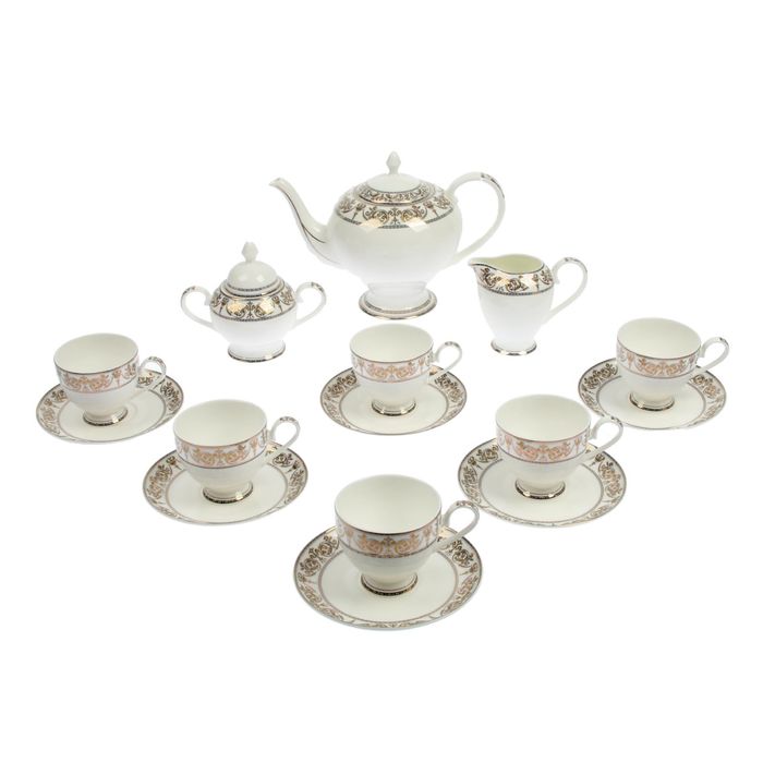 Сервиз чайный "Нефтис", 15 предметов УЦЕНКА