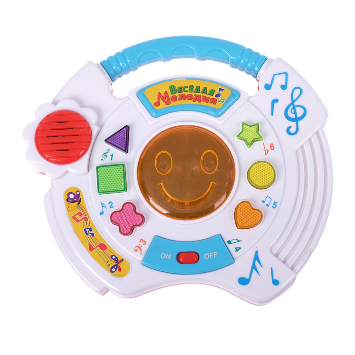 MICIO Руль музыкальный развивающий "Веселая мелодия", световые и звуковые эффекты