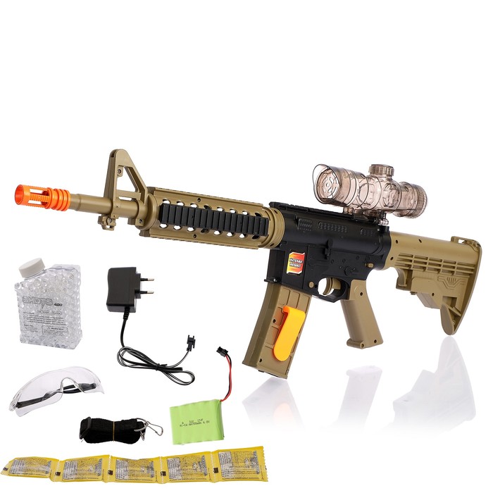 Автомат скорострельный "Комбо рэйнджер", стреляет гелевыми шарами, работает от аккумулятора