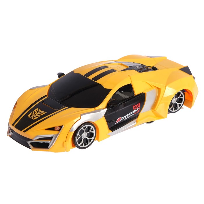 Робот-трансформер радиоуправляемый «Автобот», 2 режима, ездит по стенам, цвета МИКС