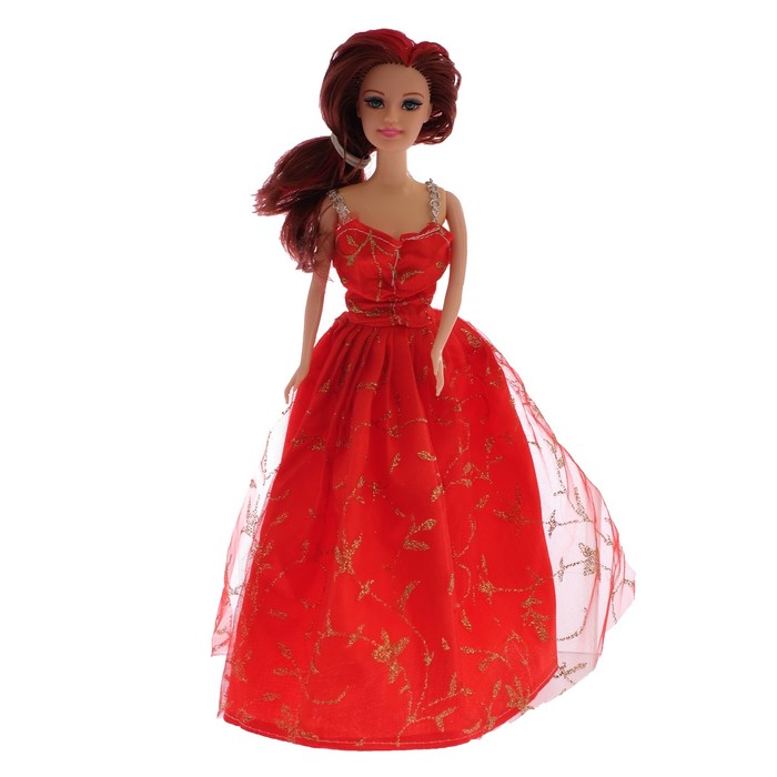 Кукла модель "Линда" в платье, со скрипкой, МИКС