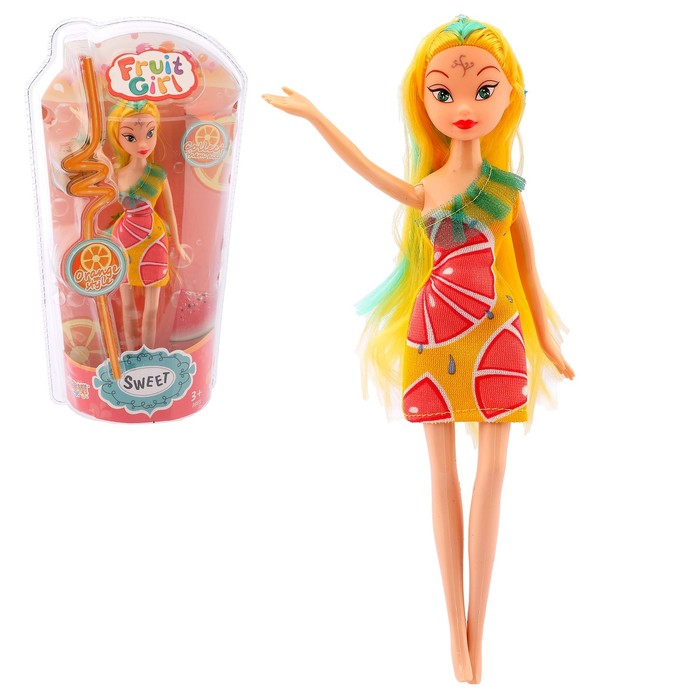 Кукла модная "Апельсинка"