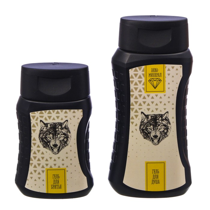 Подарочный набор "Такие, как ты, не следуют правилам": гель для душа, гель для бритья, бритва