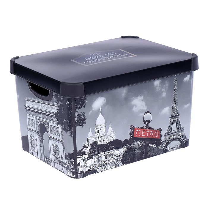 Короб для хранения с крышкой Stocholm. Paris