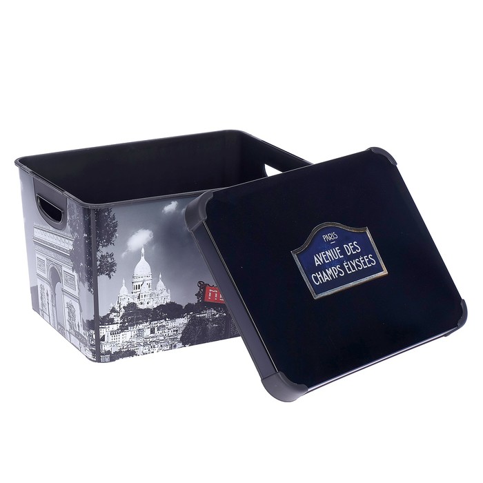 Короб для хранения с крышкой Stocholm. Paris