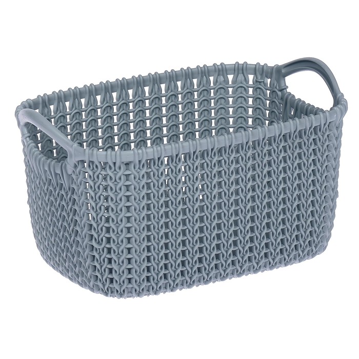 Корзина 3 л Knit, цвет синий