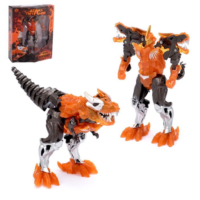 Робот-трансформер «Динобот», БОНУС — карточки робота