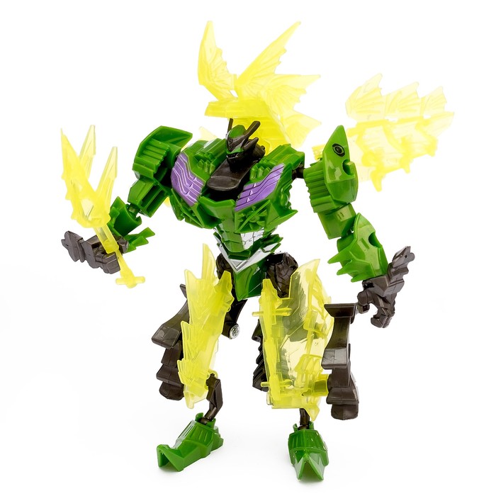 Робот-трансформер «Динобот», БОНУС — карточки робота