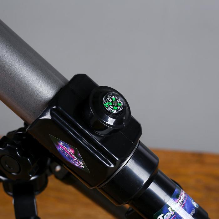 Набор обучающий "Юный натуралист Ultra": телескоп настольный 20х/ 30х/ 40х, съемные линзы, микроскоп 100х/ 200х/ 450х, инструменты для исследований