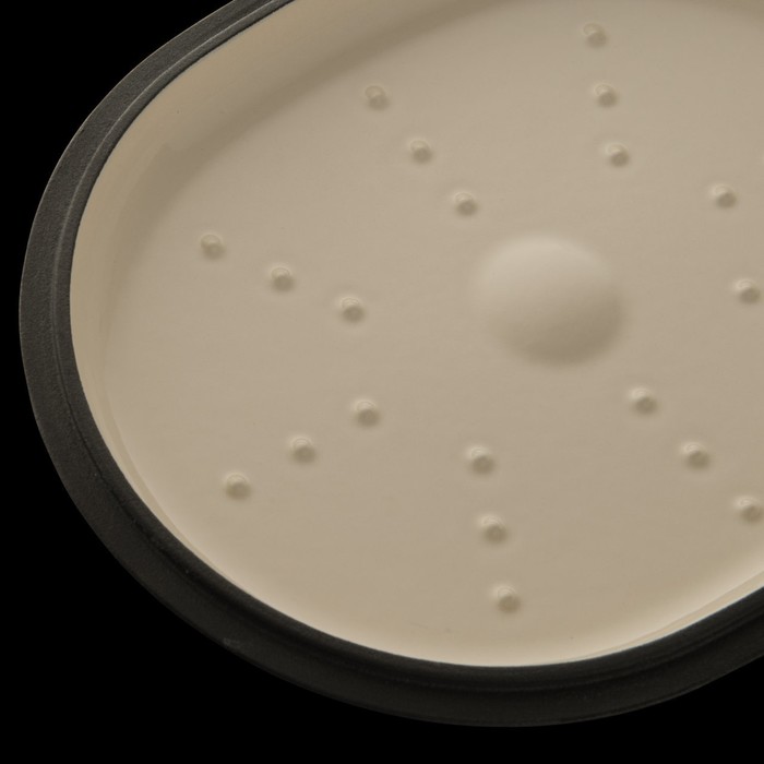 Кастрюля чугунная овальная с крышкой Gem, 27 х 22 см, 4,1 л