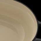 Кастрюля чугунная овальная с крышкой Gem, 27 х 22 см, 4,1 л - Фото 7