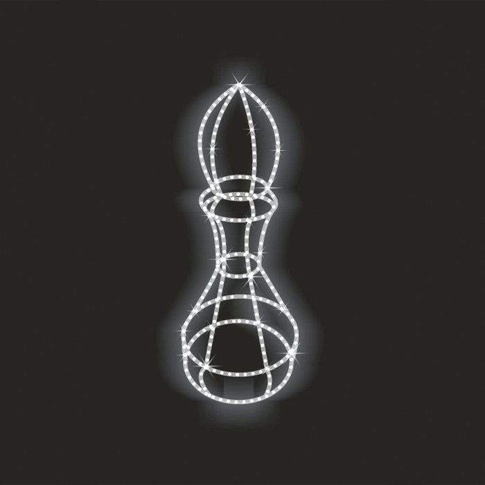 Светодиодная фигура "ШАХМАТНАЯ ФИГУРА", объёмная, 2 х 0.72 х 0.72 м, статика, 150 Вт