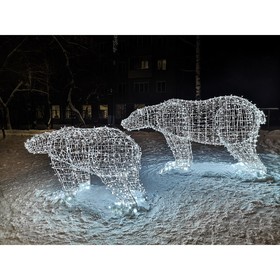 

Светодиодная фигура "Медвежонок", объемная, 60 х 85 х 45 см, 30 Вт