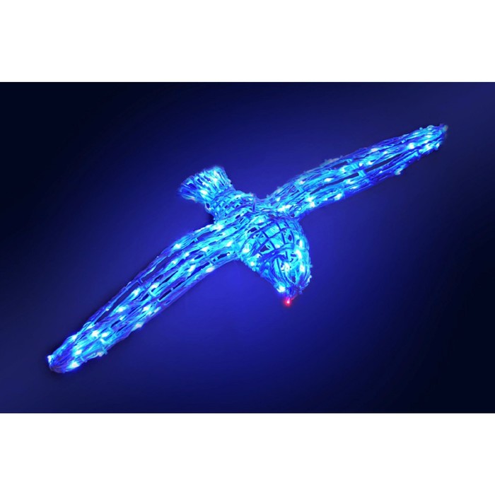 Светодиодная фигура "ГОЛУБЬ", объёмная, 1 х 0.145 х 0.505 м, статика, 40 Вт