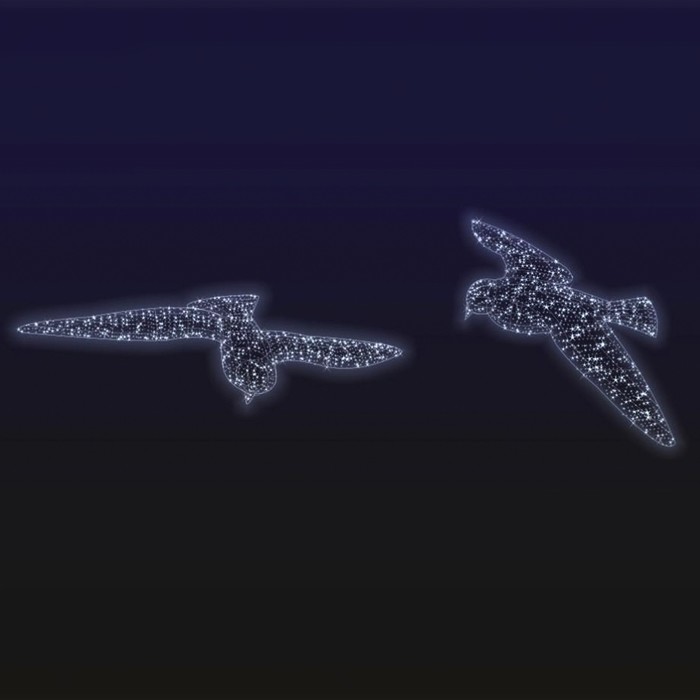 Светодиодная фигура "ГОЛУБЬ", объёмная, 1.5 х 0.22 х 0.76 м, статика, 80 Вт