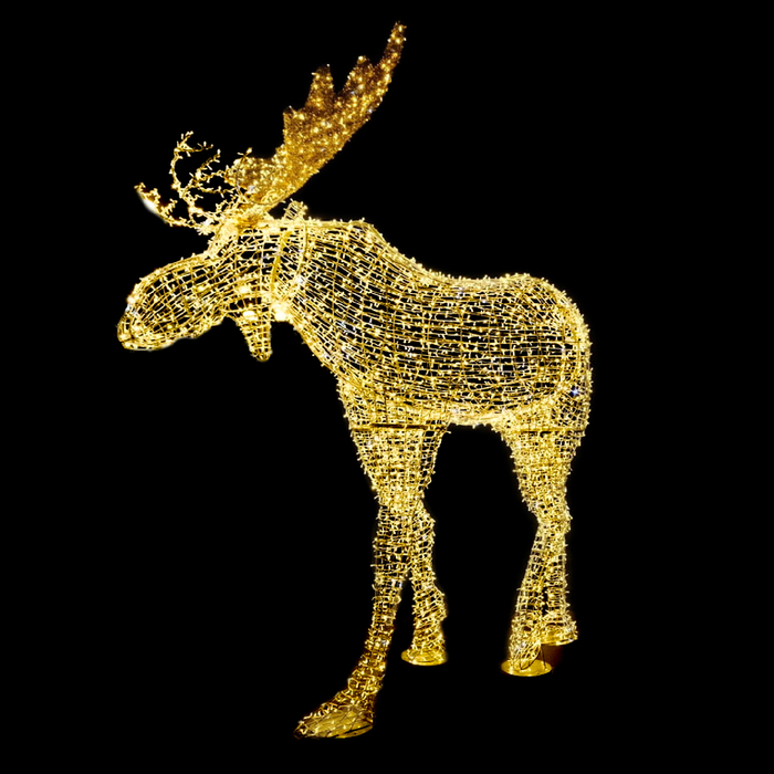 Светодиодная фигура "ЛОСЬ", объёмная, 1 х 1.08 х 0.54 м, статика, 50 Вт