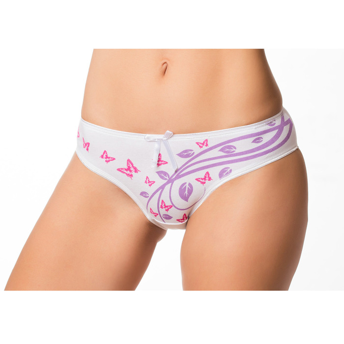 Трусы женские слипы si00180 цвет белый, р-р 46 (M)