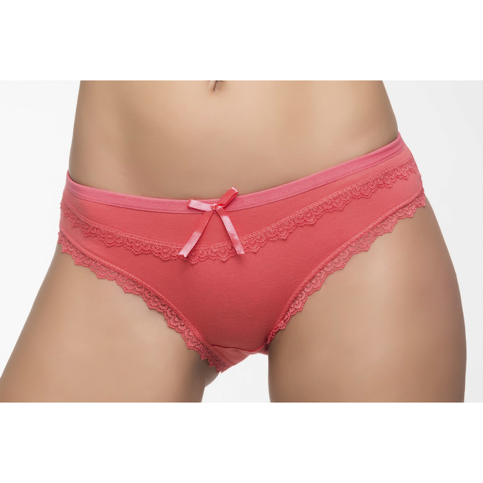 Трусы женские слипы si00262 цвет коралловый, р-р 46 (M)