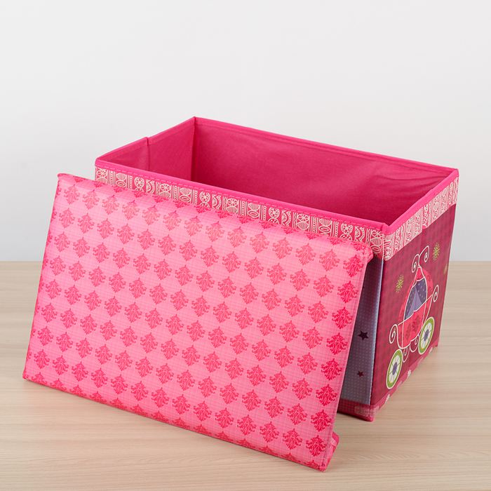 Короб для хранения "Принцесса", цвет розовый