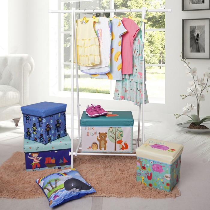 Короб для хранения "Принцесса", цвет розовый