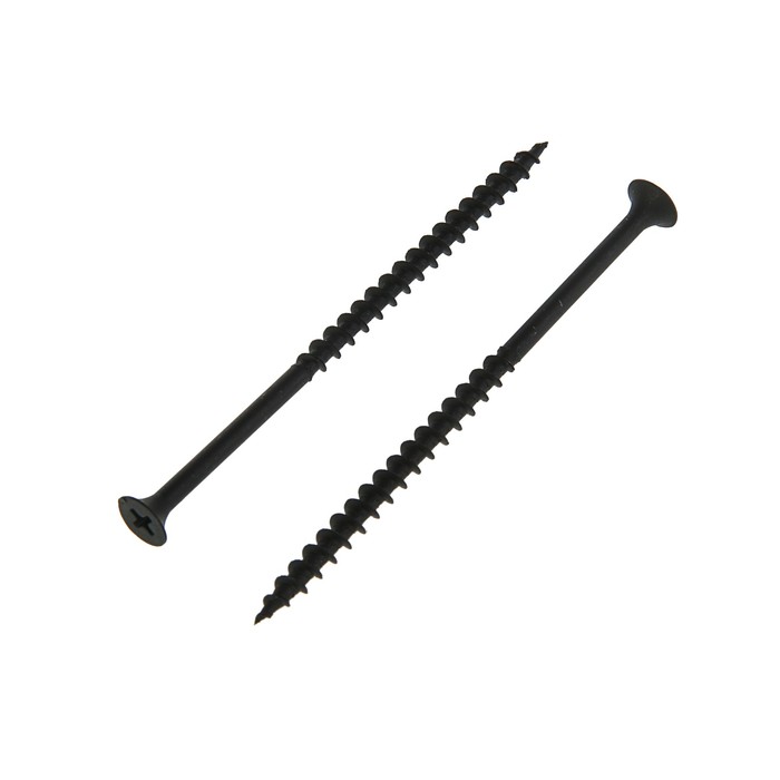 Саморезы по дереву TUNDRA krep, 4.8х95 мм, оксид, крупный шаг, 5 шт.