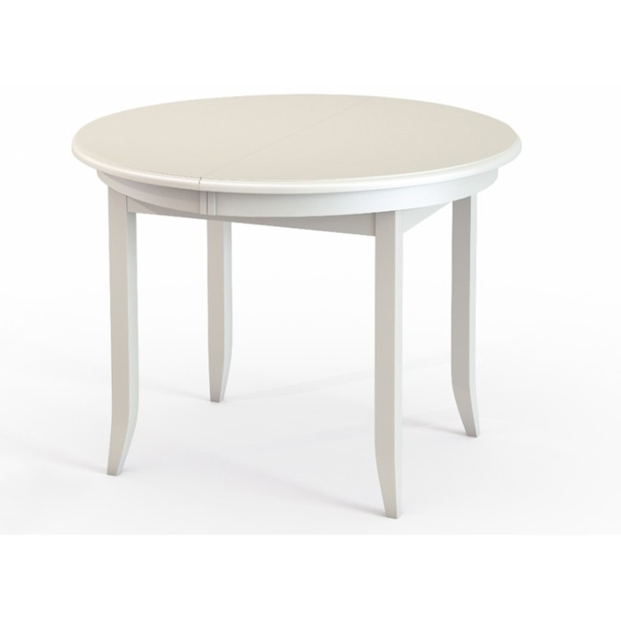 Стол "Балет", 100 (130) х 100 х 75 см, цвет белый