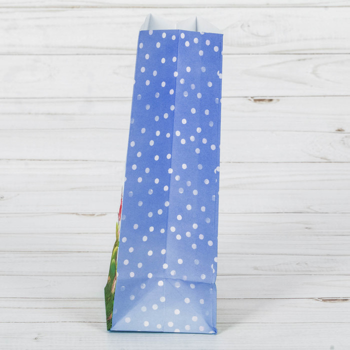 Пакет подарочный без ручек «Пасхальные угощения», 12 х 19 х 7 см